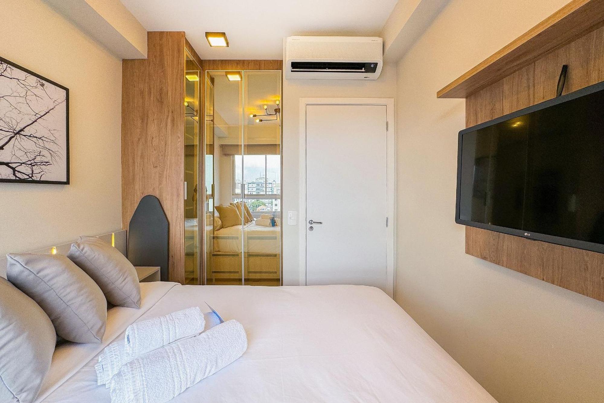 Apto 902 Luxuoso | Piscina, A/c E Wi-fi 500 Mb Sao Paulo